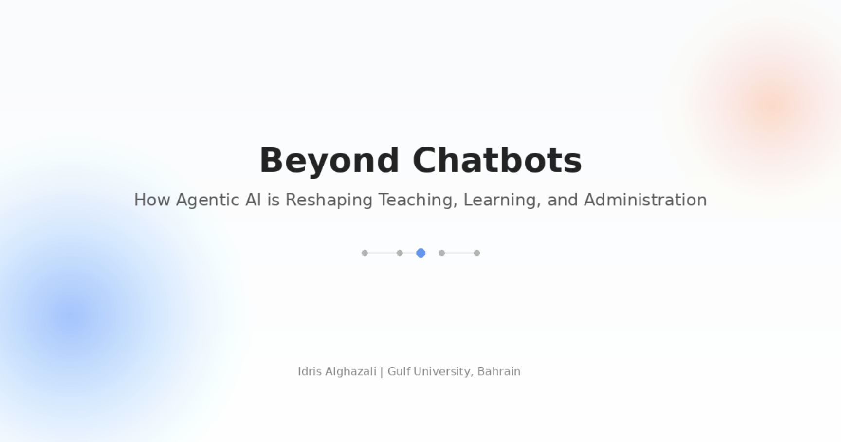 Beyond Chatbots: How Agentic AI is Transforming Higher Education at Gulf University