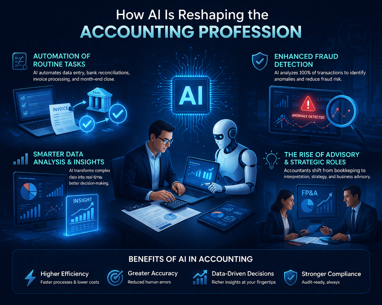 From Ledgers to Intelligence: How AI Is Reshaping the Accounting Profession