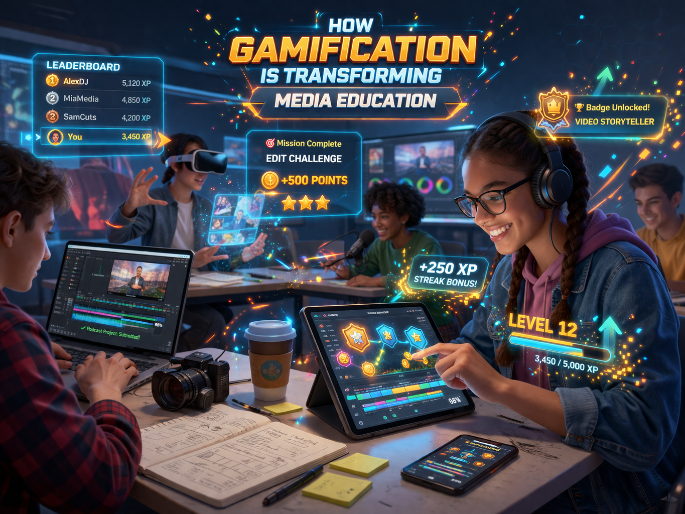 From Passive Learners to Media Innovators: How Gamification Is Revolutionizing Media Education