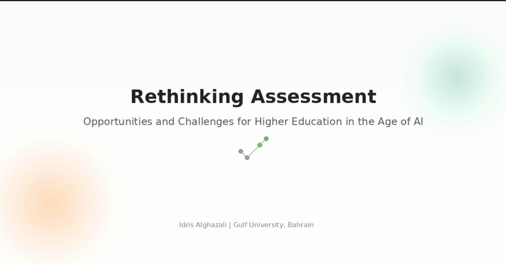 Rethinking Assessment in the Age of AI