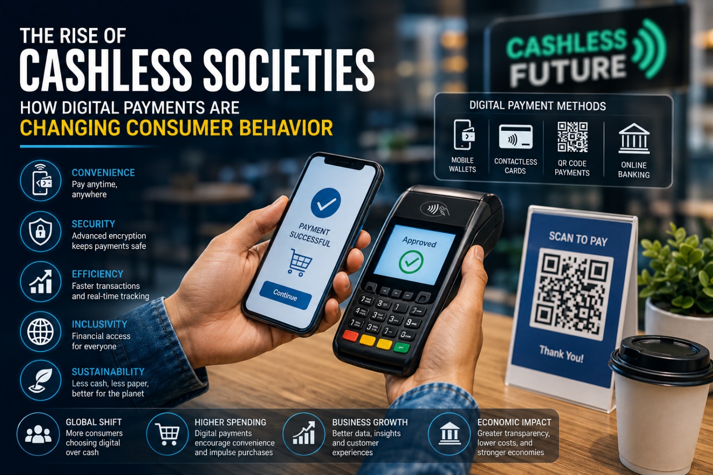 The Rise of Cashless Societies: How Digital Payments Are Changing Consumer Behavior