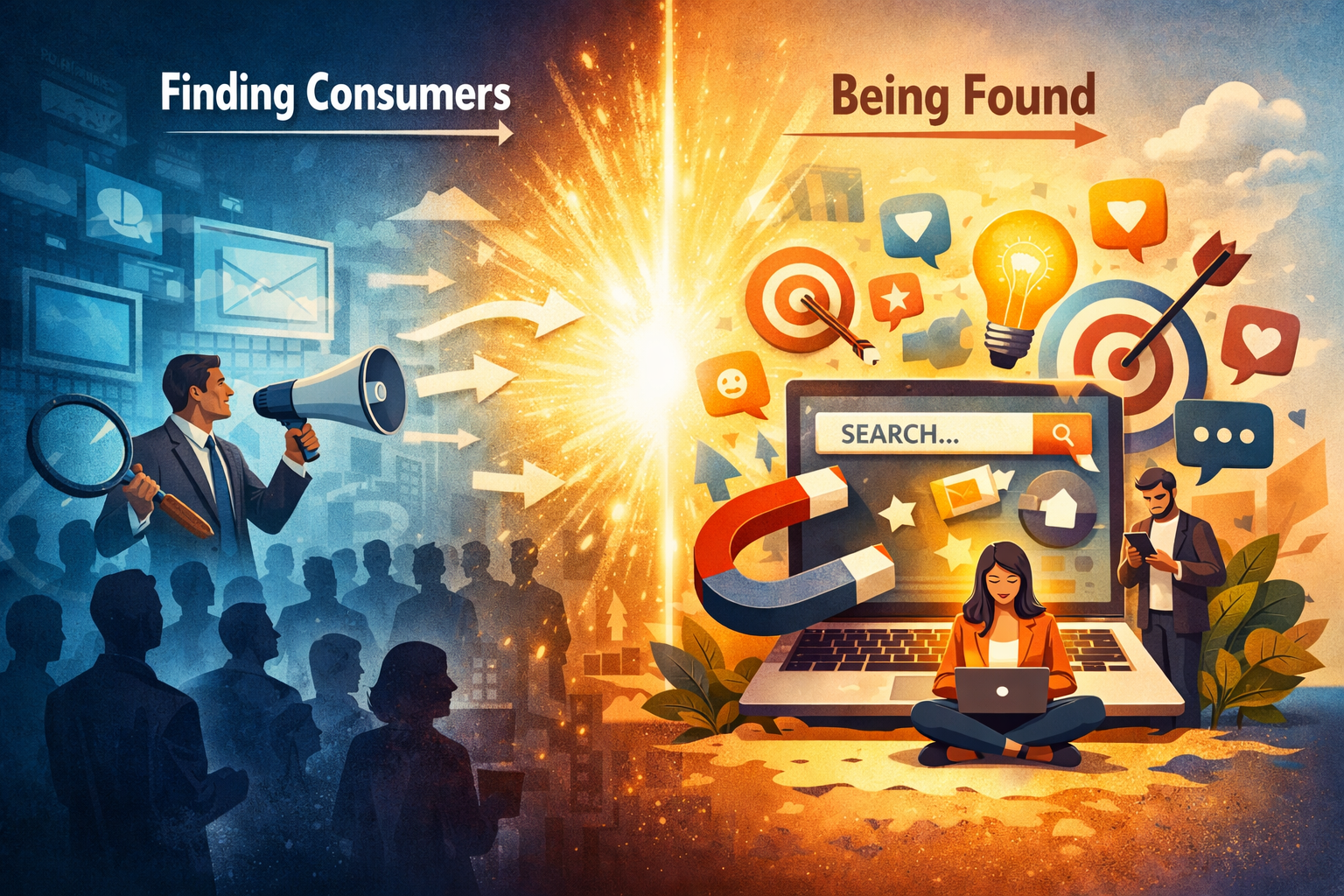 From Finding Consumers to Being Found: Thriving in the Attention Economy