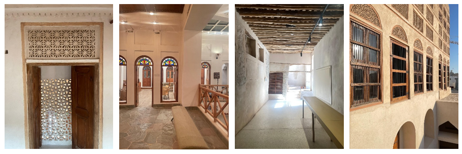 Traditional architectural elements in buildings of Old Muharraq