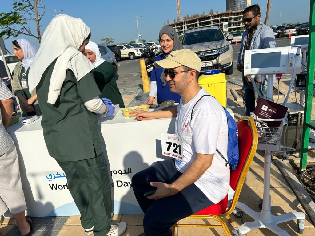 Gulf University Participates in Diabetes Day Race to Support Children with Type 1 Diabetes