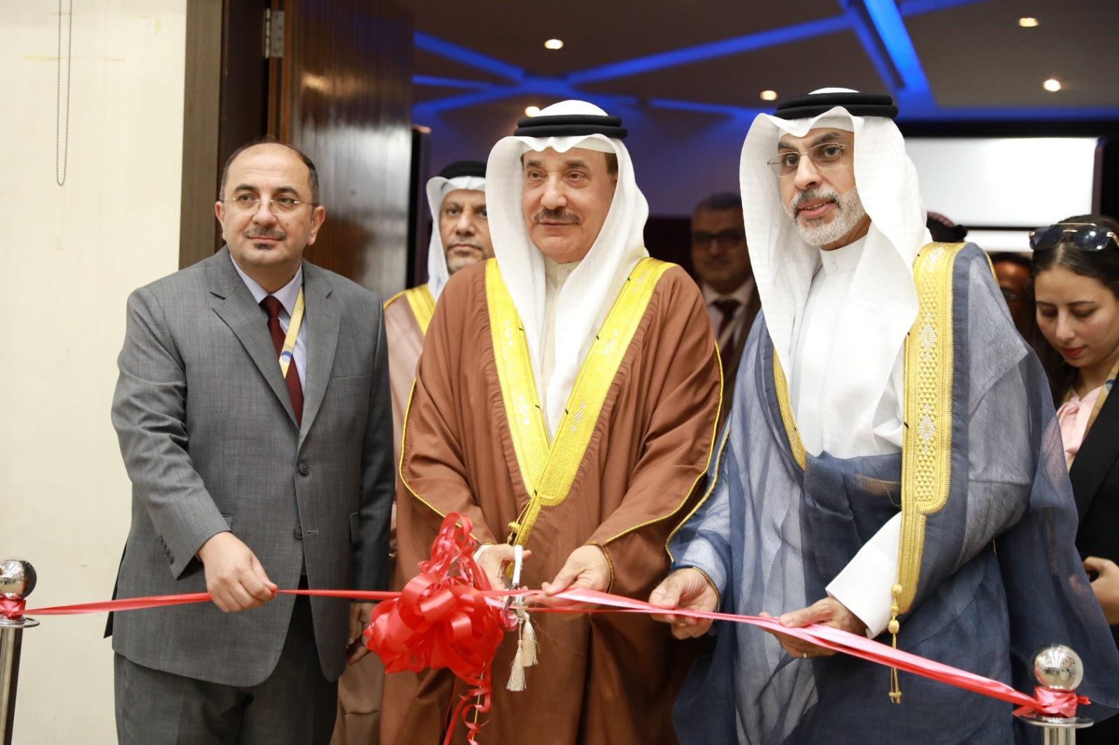 In the Presence of Minister of Labor Gulf University Opens Career Day Exhibition