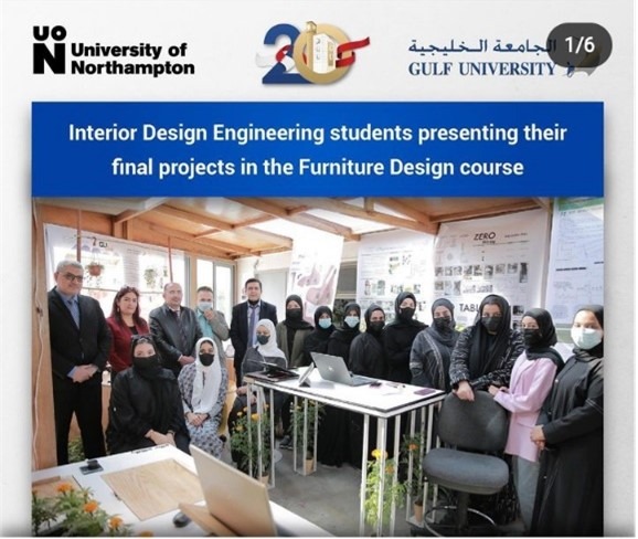 Interior Design Engineering Students Presenting their Final Projects in the Furniture Design Course