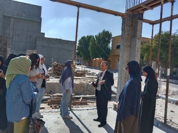 Site Visit to a building under construction in Hamad town – Bahrain