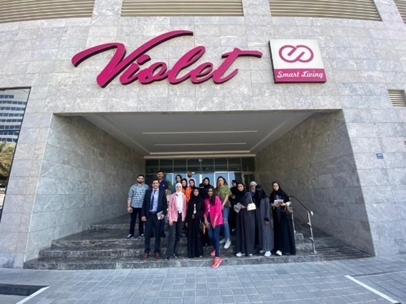 Site Visit to EUREKA -Violet Smart Living – Residential Building/ Amwaj Island