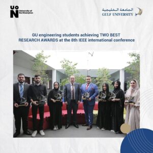 GU Engineering Students Achieved Two Best Research Awards at the 8th IEEE International Conference